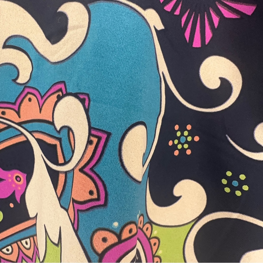 Couture Active Wear Colorful Paisley Athletic Racer Back Tank Top — Size OS - Picture 5 of 6